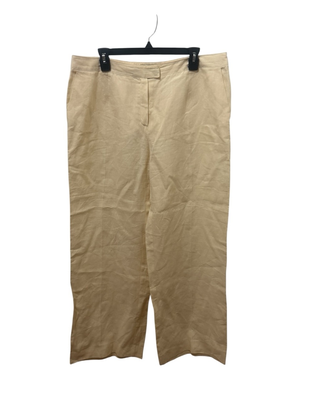 Marina Rinaldi 100% Linen Wide Leg Pants Size 14